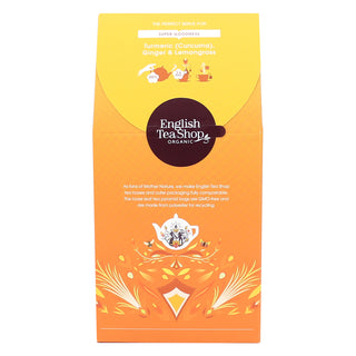 Turmeric (Curcuma), Ginger & Lemongrass - 15 Pyramids