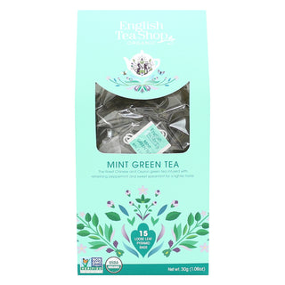 Mint Green Tea - 15 Pyramid Tea Bags