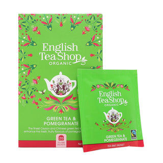 Green Tea & Pomegranate - 20 Tea Sachets