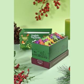 Advent Calendar - Green Gift Box - 25 Tea Sachets
