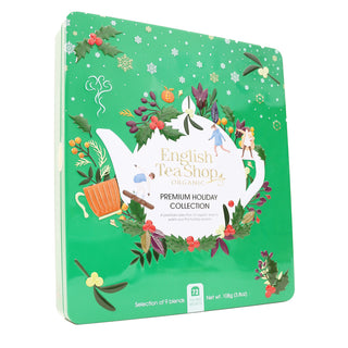 Premium Holiday Collection Green Gift Tin - 72 Tea Sachets