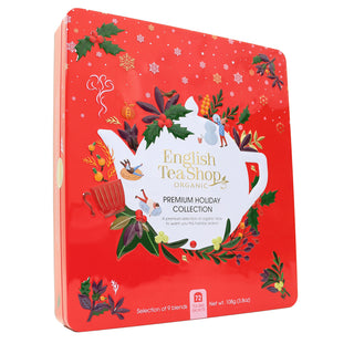 Premium Holiday Collection Red Gift Tin - 72 Tea Sachets