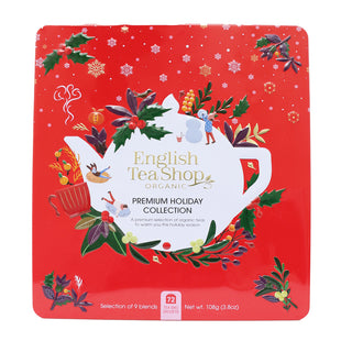 Premium Holiday Collection Red Gift Tin - 72 Tea Sachets