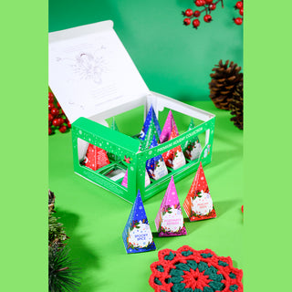 Holiday Green Prism -12 Pyramid Gift Pack