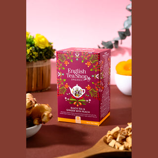 Black Tea & Ginger with Peach - 20 Tea Sachets