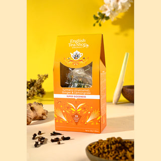 Turmeric (Curcuma), Ginger & Lemongrass - 15 Pyramids