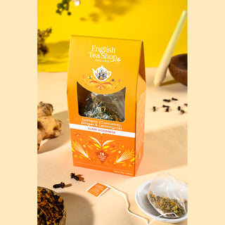 Turmeric (Curcuma), Ginger & Lemongrass - 15 Pyramids