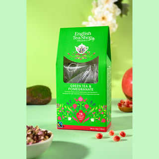 Green Tea & Pomegranate - 15 Pyramids