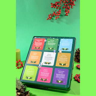 Premium Holiday Collection Green Gift Tin - 72 Tea Sachets