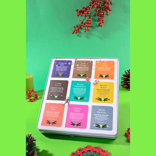 Premium Holiday Collection White Gift Tin - 72 Tea Sachets