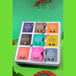 Premium Holiday Collection White Gift Tin - 72 Tea Sachets