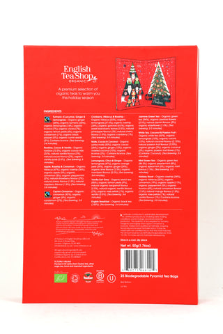 Advent Calendar Tree Book - Red - 25 Tea Bag Sachets - NEW FOR 2025