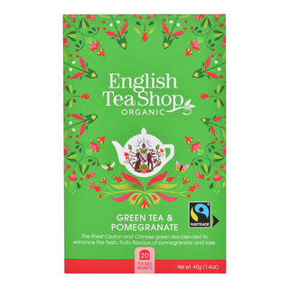 Green Tea & Pomegranate - 20 Tea Sachets