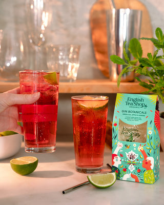Green Tea, Apple & Jasmine - 7 Pyramid Infusion Bags Gin Botanicals