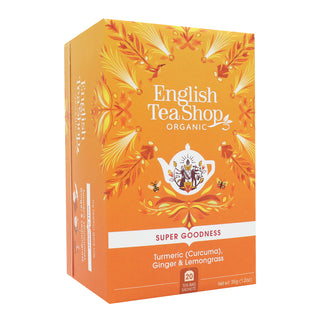 Turmeric (Curcuma), Ginger & Lemongrass - 20 Tea Sachets