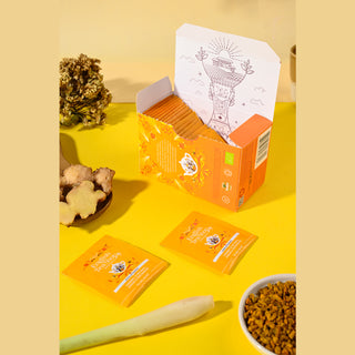 Turmeric (Curcuma), Ginger & Lemongrass - 20 Tea Sachets