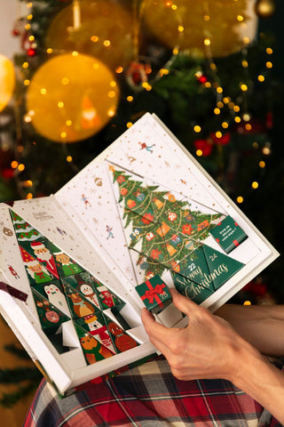 Advent Calendar - Tree Book White - 25 Pyramids