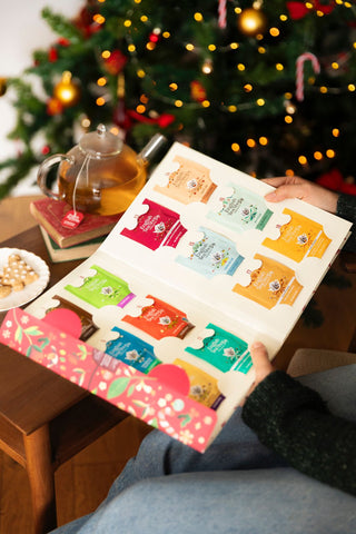Advent Calendar - Sachet Book Red - 24 Tea Sachets