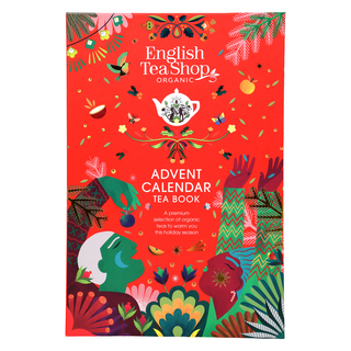 Advent Calendar Tea Book - Red - 25 Pyramids - NEW FOR 2025