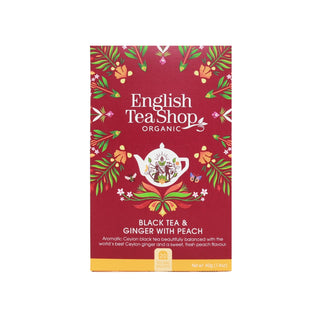 Black Tea & Ginger with Peach - 20 Tea Sachets