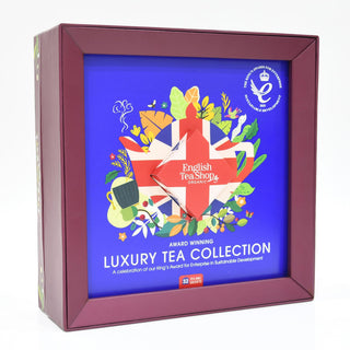 Luxury Tea Collection Blue – King’s Award Edition | Organic Tea Gift Set | 32 Sachets