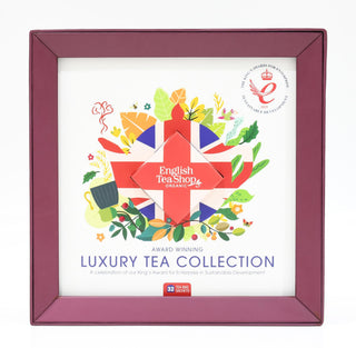 Luxury Tea Collection White – King’s Award Tribute | Organic Tea Gift Set | 32 Sachets