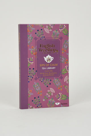Sips of Calm - Calm Me & White Tea, Blueberry & Elderflower - 8 Tea Bag Sachets