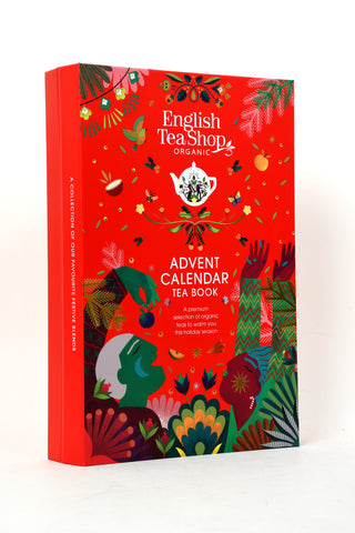 Advent Calendar Tree Book - Red - 25 Tea Bag Sachets - NEW FOR 2025