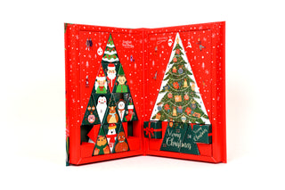 Advent Calendar Tree Book - Red - 25 Tea Bag Sachets - NEW FOR 2025