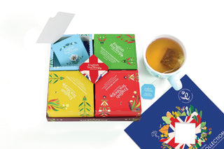Luxury Tea Collection Blue – King’s Award Edition | Organic Tea Gift Set | 32 Sachets