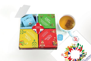 Luxury Tea Collection White – King’s Award Tribute | Organic Tea Gift Set | 32 Sachets