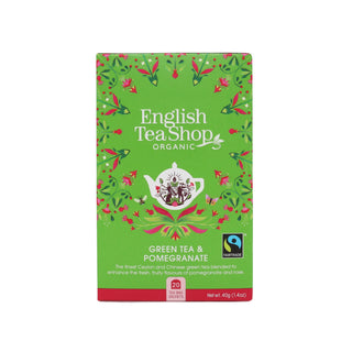 Green Tea & Pomegranate - 20 Tea Sachets